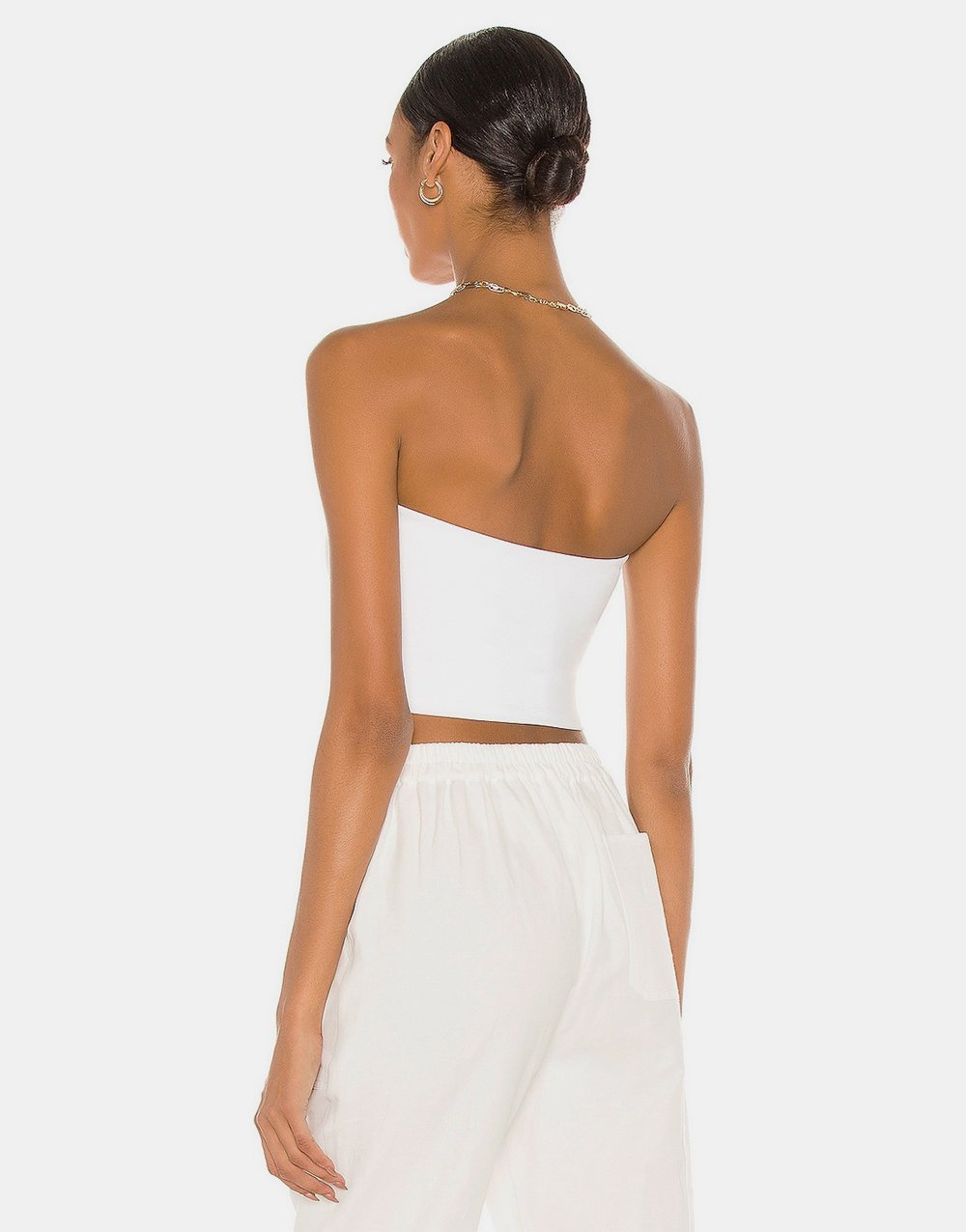 Strapless Crop Top - الصورة 3